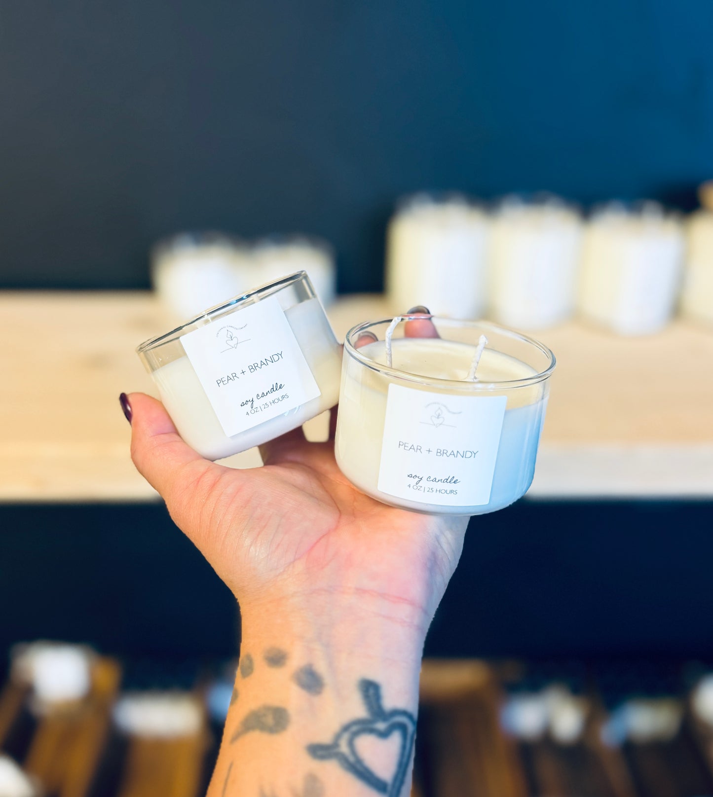 Pear + Brandy Soy Candle