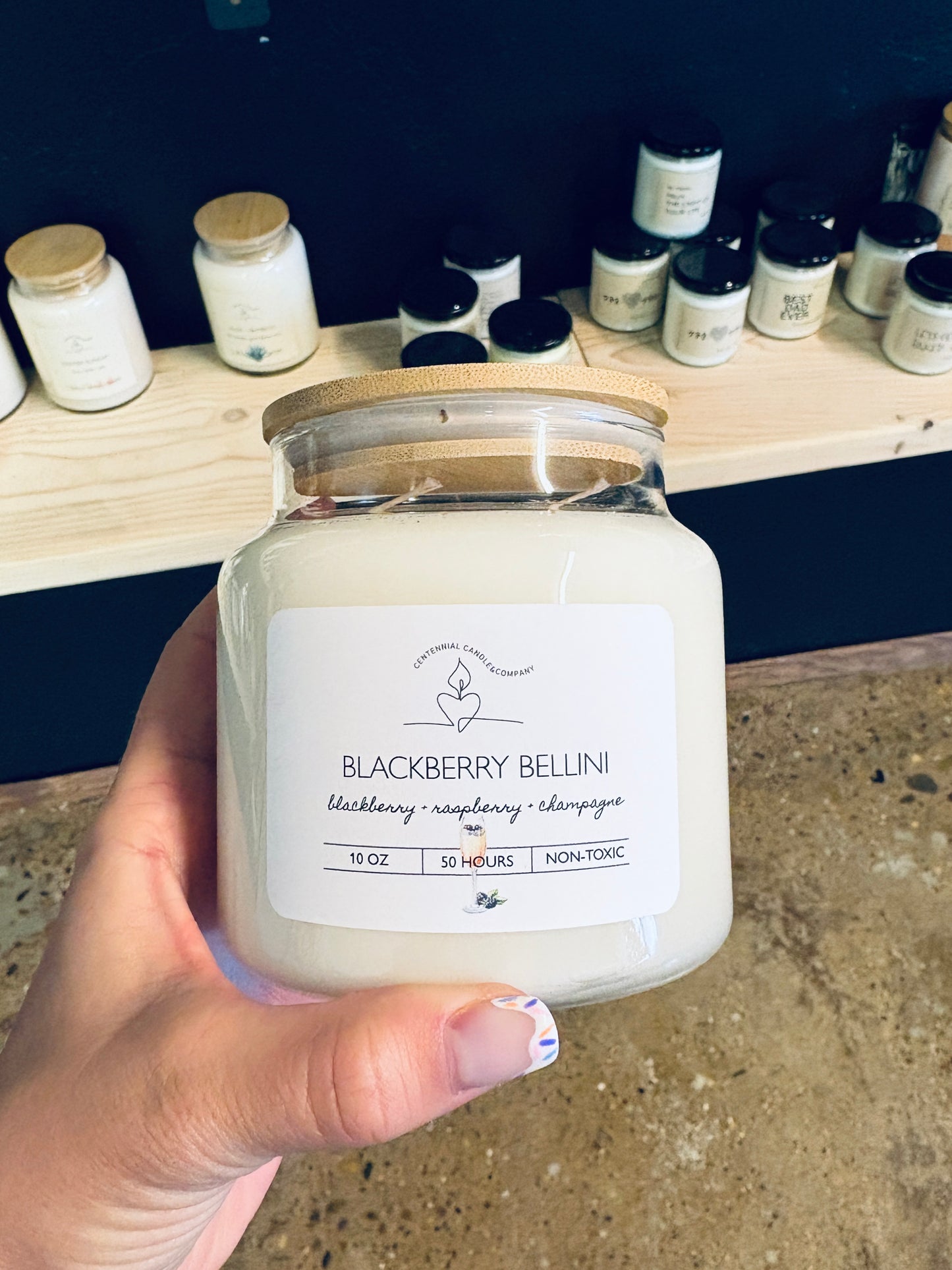 Blackberry Bellini Soy Candle