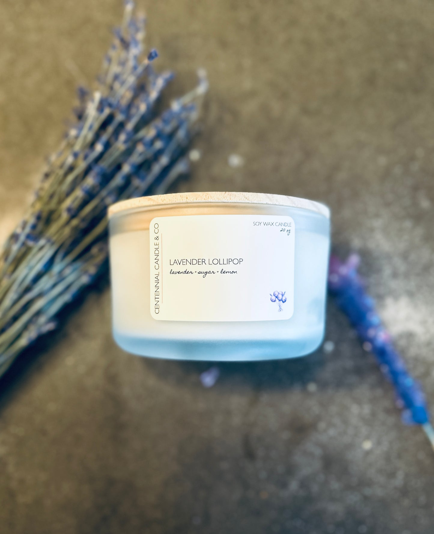 Lavender Lollipop Soy Candle