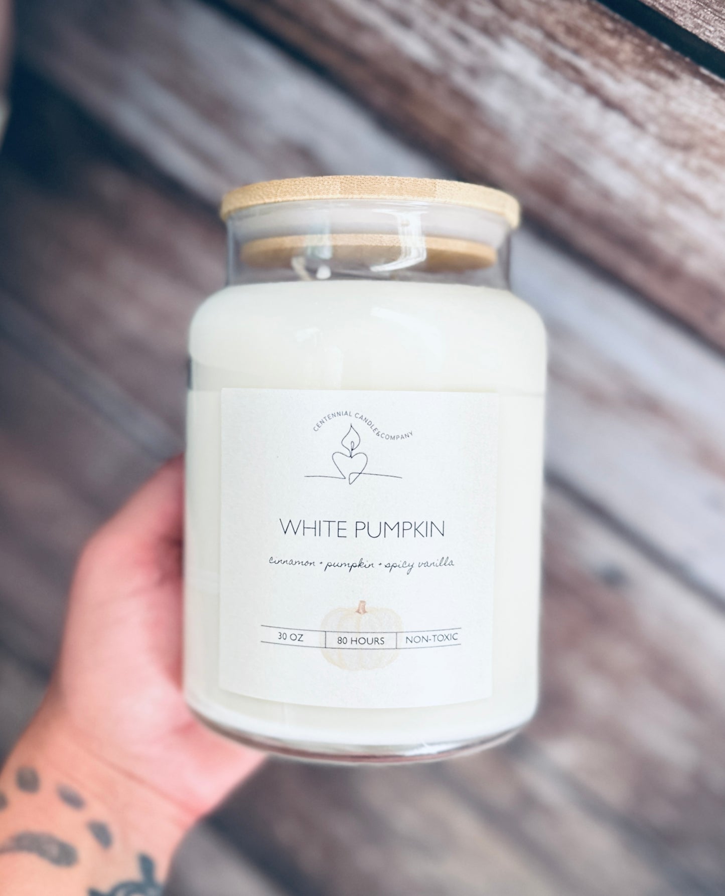 White Pumpkin Soy Candle