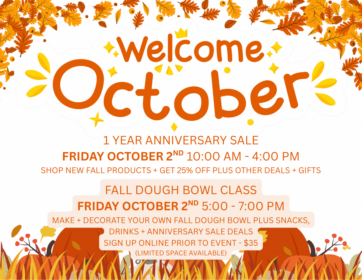 Fall Dough Bowl Class
