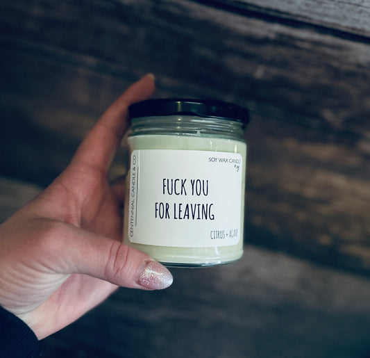 Custom Labeled Soy Candle